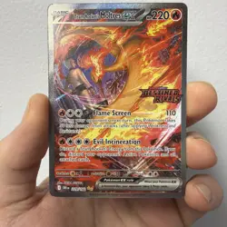 Team Rocket's Moltres ex - (Destined Rivals Stamp) 229/182 Miscellaneous Cards & - Image 1