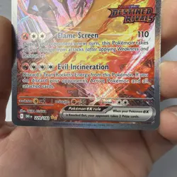 Team Rocket's Moltres ex - (Destined Rivals Stamp) 229/182 Miscellaneous Cards & - Image 2