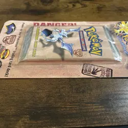 OPENED! Pokemon - Fossil Blister Pack 1999 - NO CARDS- Aerodactyl - WOTC - Image 4