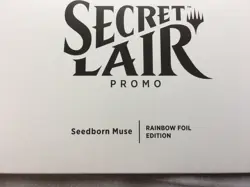 2024 MTG Secret Lair Seedborn Muse Promo EN Rainbow Foil (NEW SEALED) - Image 4