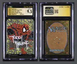 MTG Arachnogenesis - Borderless Signed By TODD MCFARLANE! CGC 9.5 Marvel - Image 1