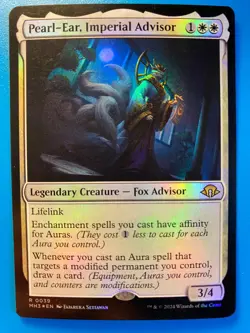 MTG 1x FOIL Pearl-Ear, Imperial Advisor # 39 Modern Horizon 3 Magic the x1 NM - Image 1