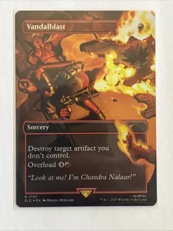 MTG Vandalblast Foil 1757 SLD Secret Lair x Marvel Deadpool - Image 1