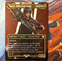 Noctis, Prince of Lucis Borderless Surge Foil R 0546 Final Fantasy MTG NM - Image 1