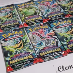 Twilight Masquerade Booster Packs - LOT OF 10 - Pokemon Scarlet and Violet NEW - Image 2