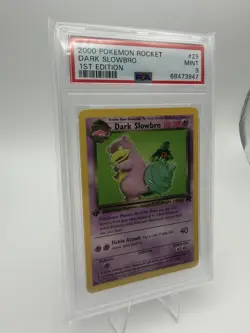 Pokemon 2000 Team Rocket Dark Slowbro 1st Edition Rare PSA 9 29/82 English - Image 2