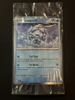 Cryogonal 047/191 Holiday Calendar - SV Surging Sparks - Sealed - Pokemon TCG - Image 1