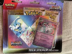 Pokemon TCG: Scarlet Violet Prismatic Evolutions Tech Sticker Collection 3X Lot - Image 4