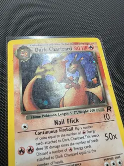 Pokemon Dark Charizard Holo Rare Team Rocket 4/82 80 HP Unlimited 2000 - Image 2