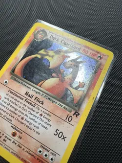 Pokemon Dark Charizard Holo Rare Team Rocket 4/82 80 HP Unlimited 2000 - Image 3