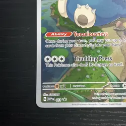 Snorlax SVP 051 Illustration Rare - Pokemon 151 ETB Black Star Promo Sealed NM/M - Image 5