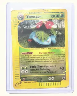 Pokemon Venusaur #30/165 Reverse Holo Rare - 2002 Expedition Base Set - DMG! - Image 1