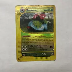 Pokemon Venusaur #30/165 Reverse Holo Rare - 2002 Expedition Base Set - DMG! - Image 2
