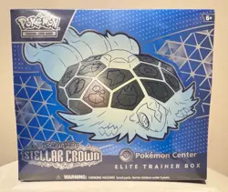 Stellar Crown Pokemon Center Elite Trainer Box ETB Scarlet & Violet Sealed - Image 1