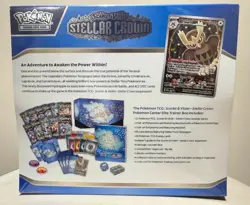 Stellar Crown Pokemon Center Elite Trainer Box ETB Scarlet & Violet Sealed - Image 2