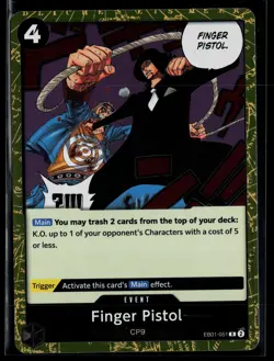 Finger Pistol (Reprint) EB01-051 Premium Booster -The Best- Vol. 2 One Piece - Image 1
