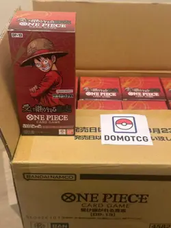 One Piece TCG Booster Box CARRYING ON HIS WILL OP13 OP-13 - JAP *aperto da case* - Image 1