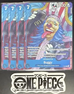 4x One Piece P-084 P Buggy - English - Regular - Playset - ST25 - TCG - NM/M - Image 1