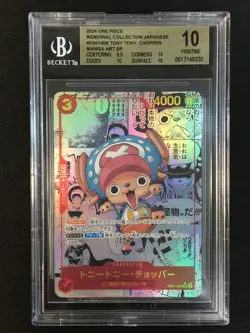 MANGA ALT ART CHOPPER One Piece EB01 Memorial Collection Japanese #006 BGS 10 - Image 1