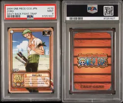 🔥📈2004 Roronoa Zoro One Piece TCG Bandai TD-C12 RARE PSA 9 POP 1 NONE HIGHER - Image 3