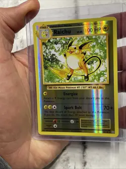 Pokemon TCG Raichu 36/108 Pokemon XY Evolutions Reverse Holo NM/MT Card Rare - Image 1
