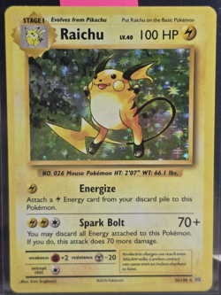 Raichu 36/108 - Pokemon TCG XY: Evolutions - Holo Rare (NM) - Image 1