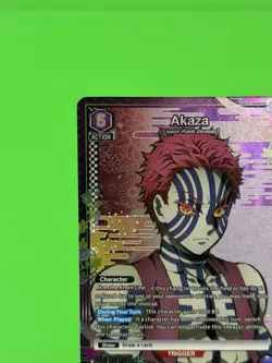 Demon Slayer Union Arena Vol.2 Akaza Alternate Art UEX05BT/KMY-P-002 R* NM!!! - Image 4
