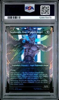 2025 MTG FF SEPHIROTH, FABLED SOLDIER/SEPHIROTH, ONE-WINGED ANGEL PSA 9 - Image 2