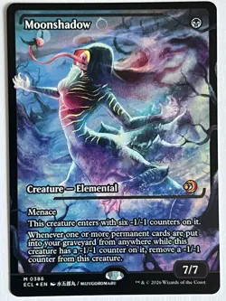 1x Moonshadow (0386) - Showcase - Foil NM-Mint, English Lorwyn Eclipsed MTG - Image 1