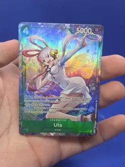 One Piece Carrying On His Will Uta OP13-023 Alternate Art SR Super Rare NM - Image 2