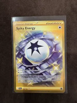 Pokemon TCG Spiky Energy 190/159 Sv09: Journey Together Holo NM - Image 1