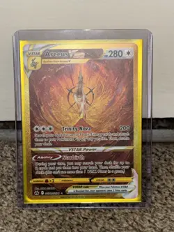 Arceus VSTAR Gold GG70/GG70 Pokemon TCG Crown Zenith English NM/M Pokemon Card - Image 1