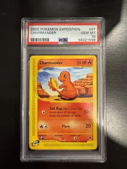 Pokemon Charmander Expedition #97 PSA 10 Gem Mint - Image 1