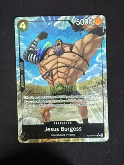 Jesus Burgess (OP09-086 ALT ART) One Piece PRB02 The Best Vol.2 (English) - Image 1