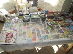 Huge Pokemon Card Collection Lot Over 3500 Cards Tins Coins Accessories - Image 1