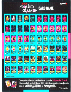SQUID GAME NETFLIX LOTTO 2 CARD NUOVE DIVERSE - Image 2