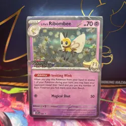 SEALED Pokemon TCG Lillie’s Ribombee Journey Together Prerelease 40-Card Deck - Image 1