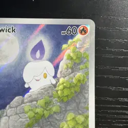 Pokemon TCG Litwick Card White Flare Illustration Rare Holo 101/086 - Image 3