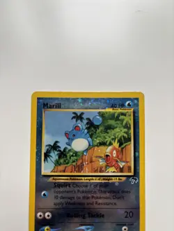 Pokemon TCG Marill Southern Islands Reverse Holo Rare Promo Card 11/18 LP - Image 3