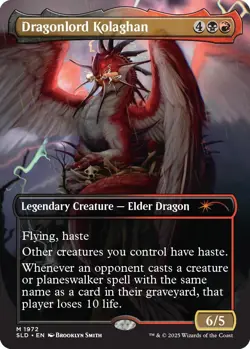 Dragonlord Kolaghan (1972) Secret Lair Drop Series - Near Mint - Image 1