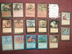 MtG 16 rare cards from Fallen Empires Aeolipile Thrull Champion Vodalian Knight - Image 1