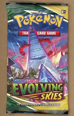 Pokemon Sword & Shield Evolving Skies Booster Pack Factory Sealed NEW - Image 1
