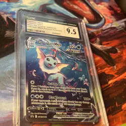 CGC 9.5 Pokemon Vaporeon VMAX SWSH182 Premium Collection Black Star Promo - Image 5