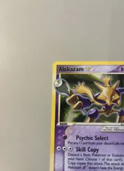 2006 Pokemon Ex Crystal Guardians #99/100 Alakazam Gold Star Holo Rare Foil - Image 4