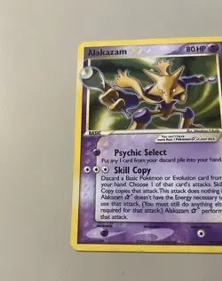 2006 Pokemon Ex Crystal Guardians #99/100 Alakazam Gold Star Holo Rare Foil - Image 5