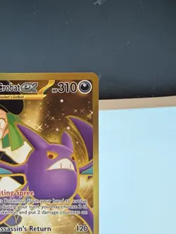 Pokemon TCG Team Rocket’s Crobat EX Hyper Rare Destined Rivals 242/182 NM Mint - Image 3