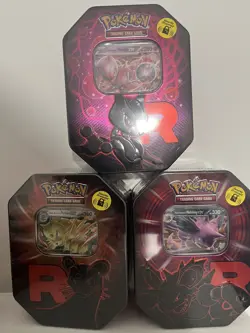 Pokemon TCG: Bundle - Kanto Mini Tin 5-Pack - 3 x Team Rocket Tins - Victini IC - Image 2