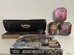 Pokemon TCG: Bundle - Kanto Mini Tin 5-Pack - 3 x Team Rocket Tins - Victini IC - Image 5