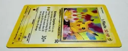 2000 Pokemon Promo #24 Birthday Pikachu Holo Black Star NM !! - Image 5