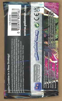 Pokemon Sword & Shield Fusion Strike Booster Pack Factory Sealed NEW - Image 2